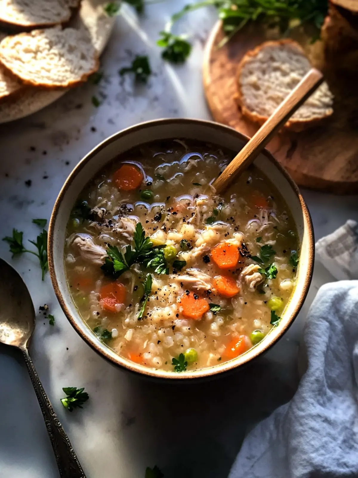 Crockpot Hearty Chicken and Rice Soup for Cozy Nights 5 Crockpot Hearty Chicken and Rice Soup.
