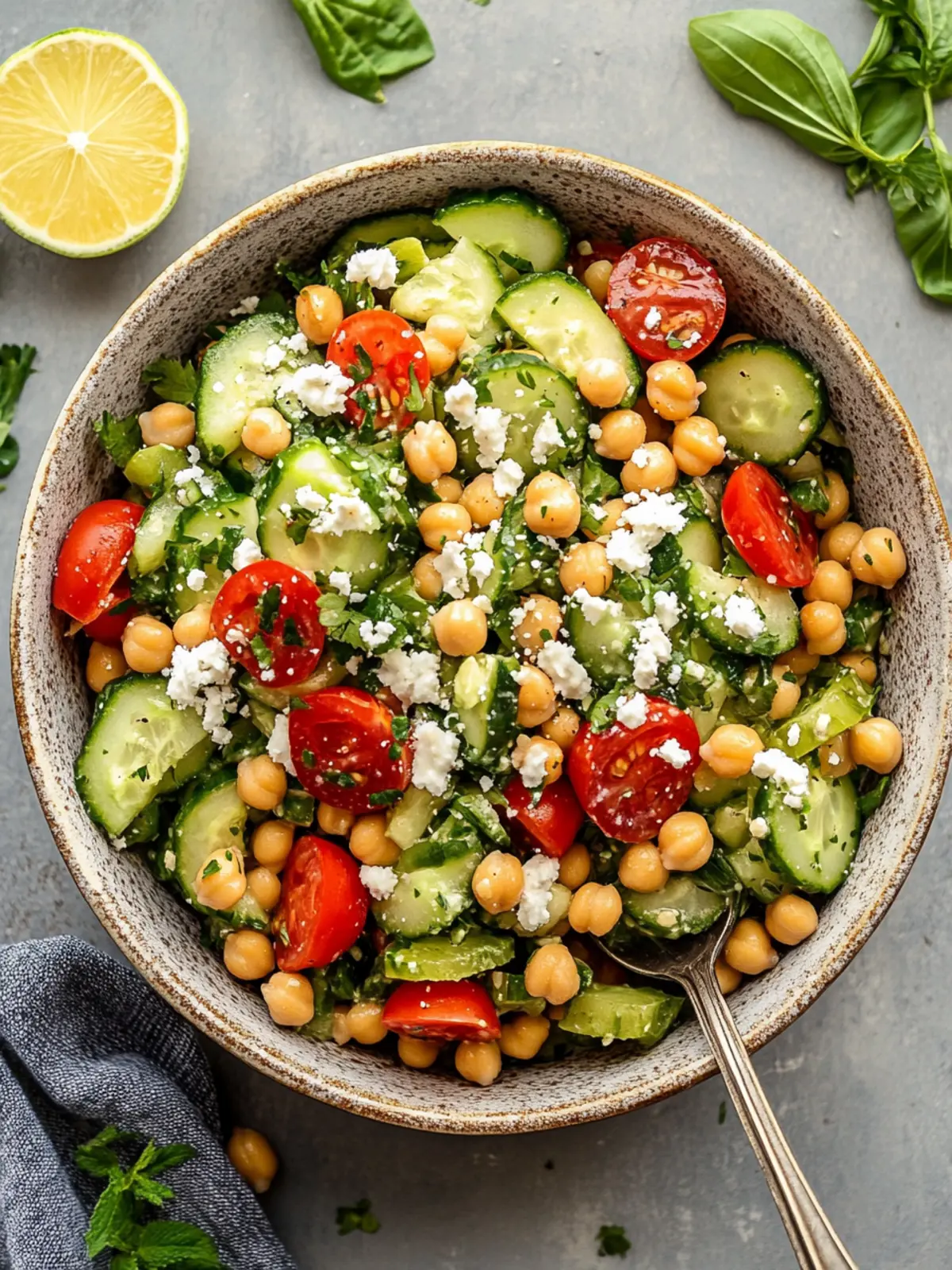 Refreshing Mediterranean Cucumber Chickpea Salad That Wows 3 Mediterranean Cucumber Chickpea Salad