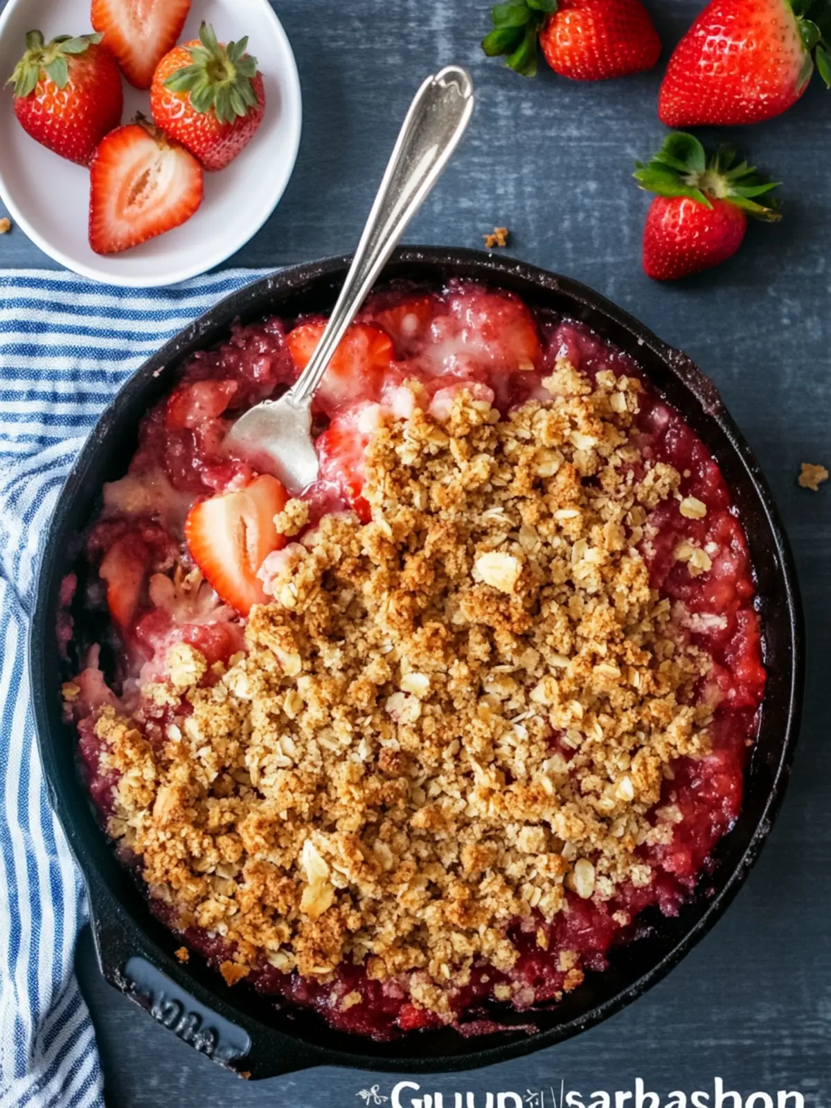 Mouthwatering Gluten Free Strawberry Rhubarb Crisp (Vegan) Delight 2 Gluten Free Strawberry Rhubarb Crisp (Vegan)