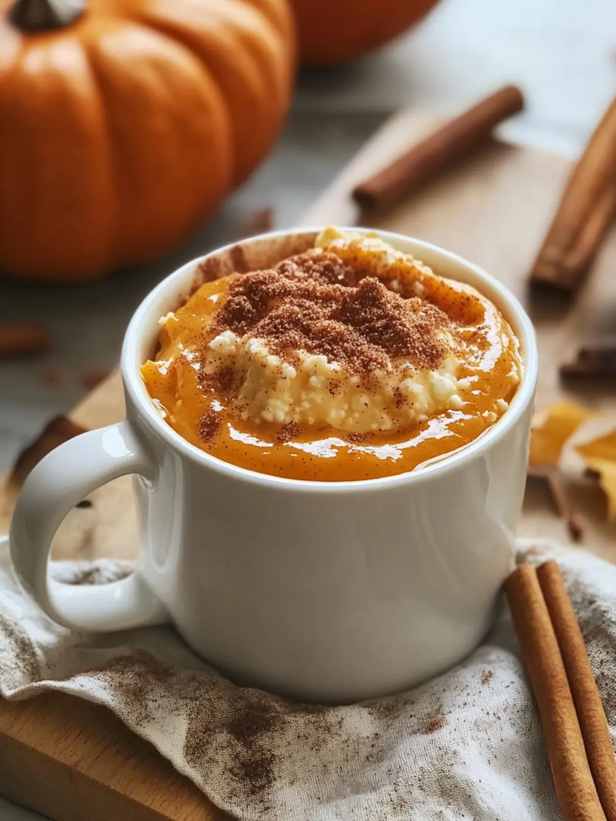 Pumpkin Cinnamon Cottage Cheese Mug Cake Quick Protein-Packed Joy 2 Pumpkin Cinnamon Cottage Cheese Mug Cake Quick & Protein-Packed Treat