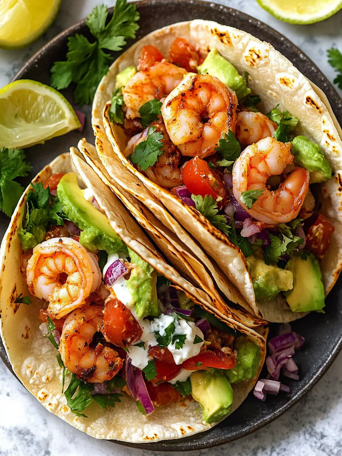 Savory Shrimp Tacos with Creamy Lime Sauce for Quick Dinners 5 Shrimp Tacos