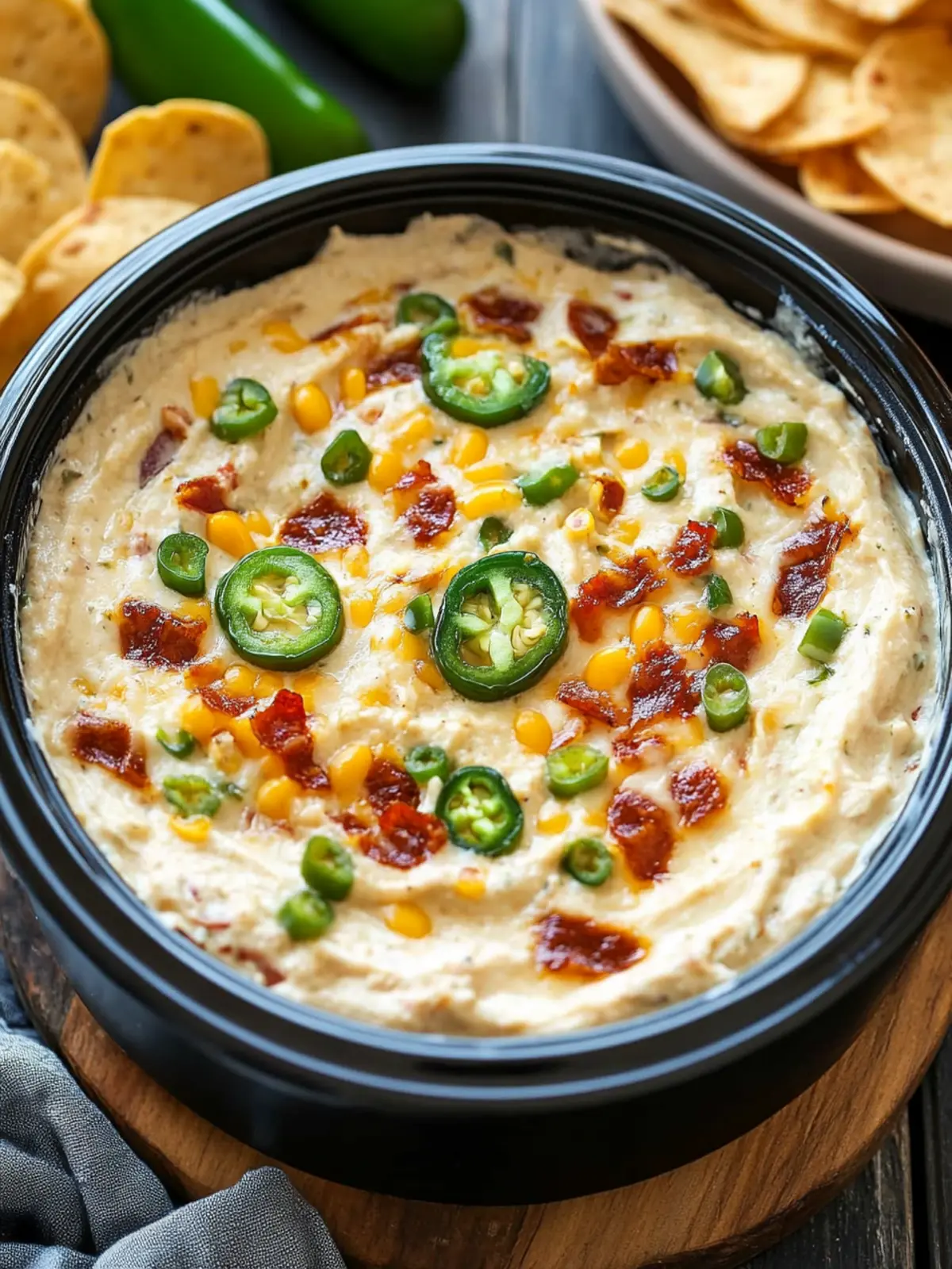 Creamy Slow Cooker Jalapeño Popper Dip Perfect for Parties 2 Slow Cooker Jalapeño Popper Dip