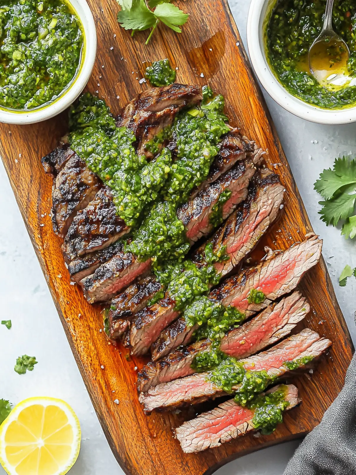 Chimichurri Grilled Flank Steak: Zesty Flavor for Summer BBQs 4 Chimichurri Grilled Flank Steak