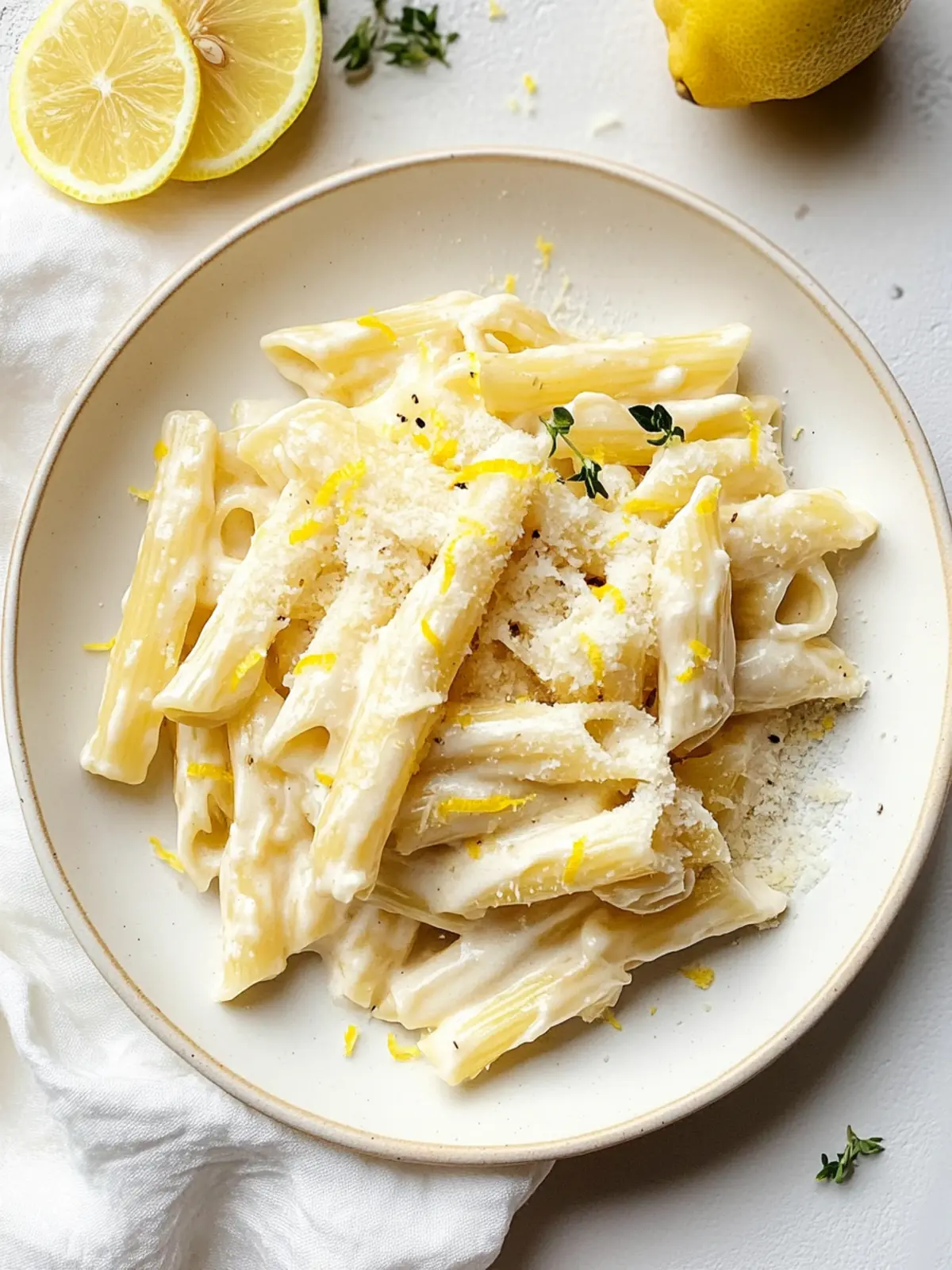 Indulge in Easy Creamy Lemon Pasta That's Ready in 20 Minutes! 4 Easy Creamy Lemon Pasta