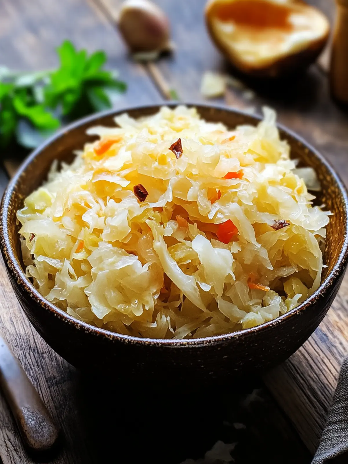 German Sauerkraut: Easy Fermented Cabbage for Gut Health 4 German Sauerkraut (Fermented Cabbage)