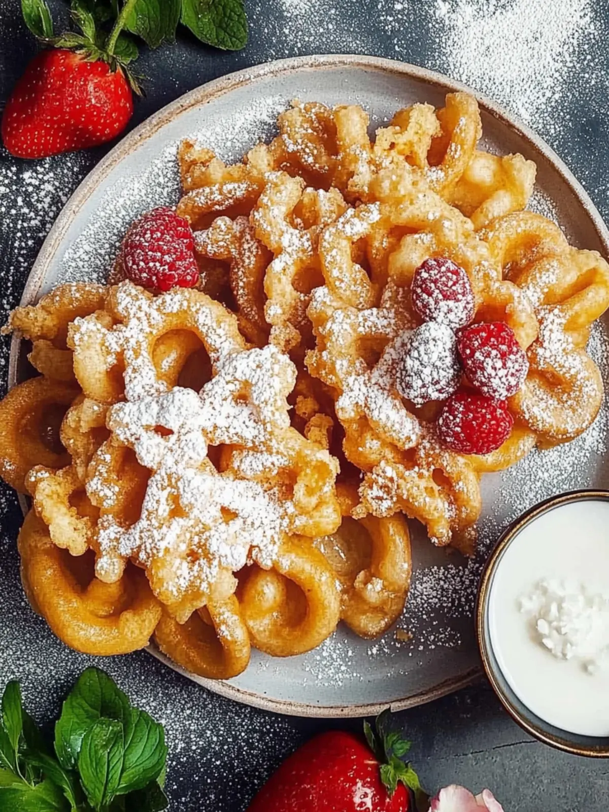 Crispy Homemade Funnel Cake: Fair-Style Fun Anytime! 2 Funnel Cake