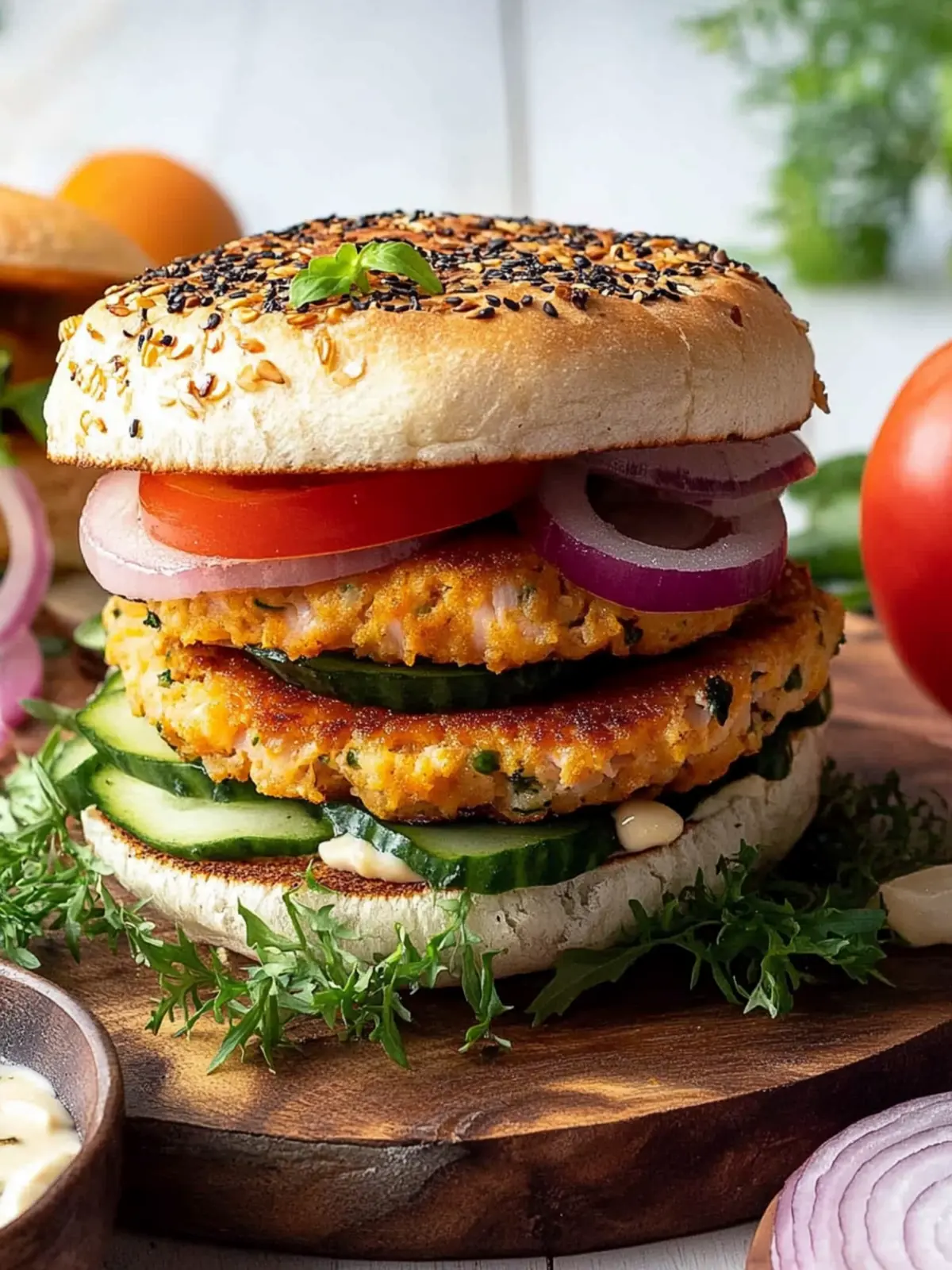 Crispy Salmon Patty Sandwich: Quick, Flavorful & Nutritious 3 Salmon Patty Sandwich