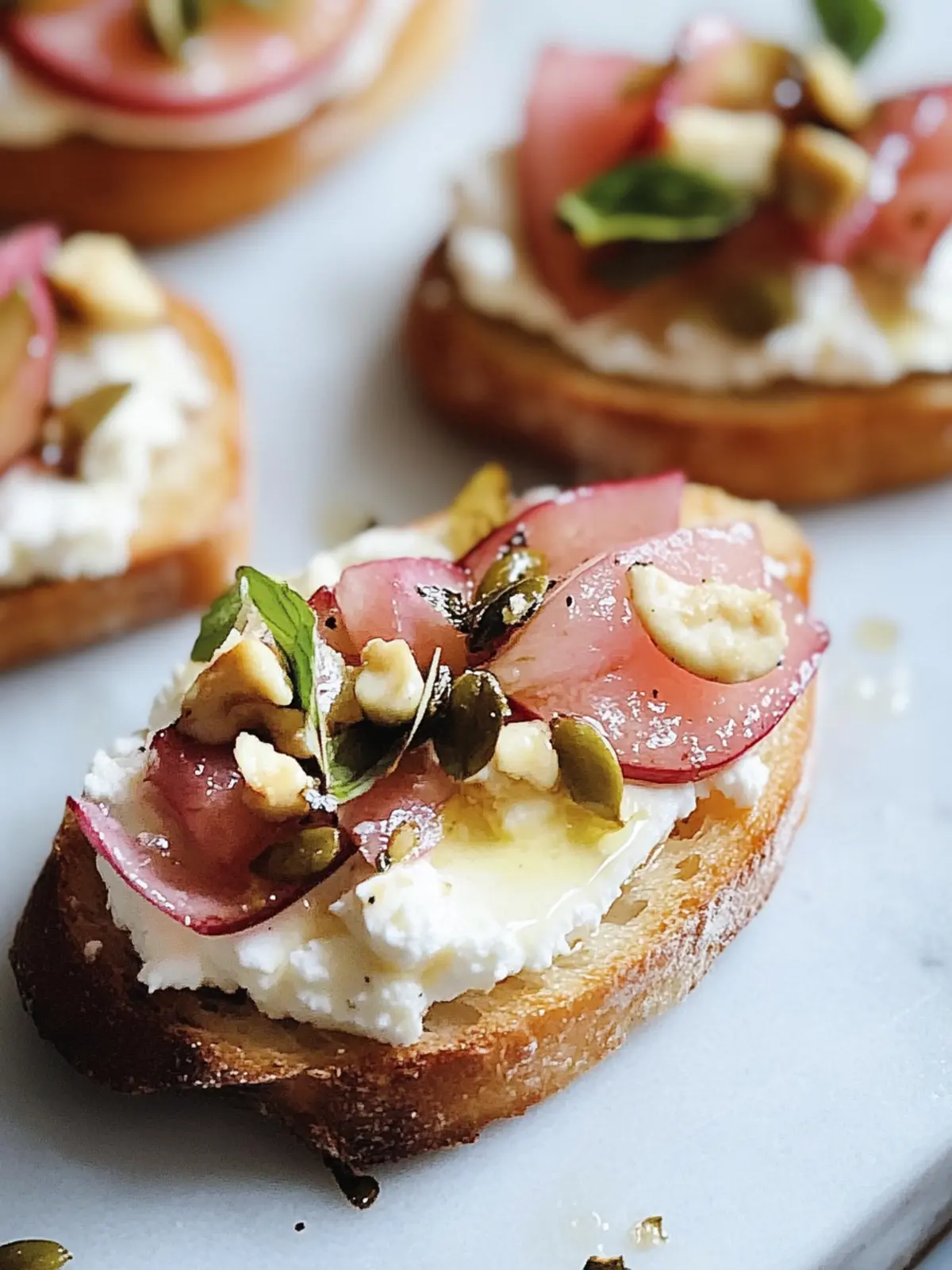 Rhubarb Goat Cheese Crostini: A Sweet-Savory Delight 3 rhubarb goat cheese crostini