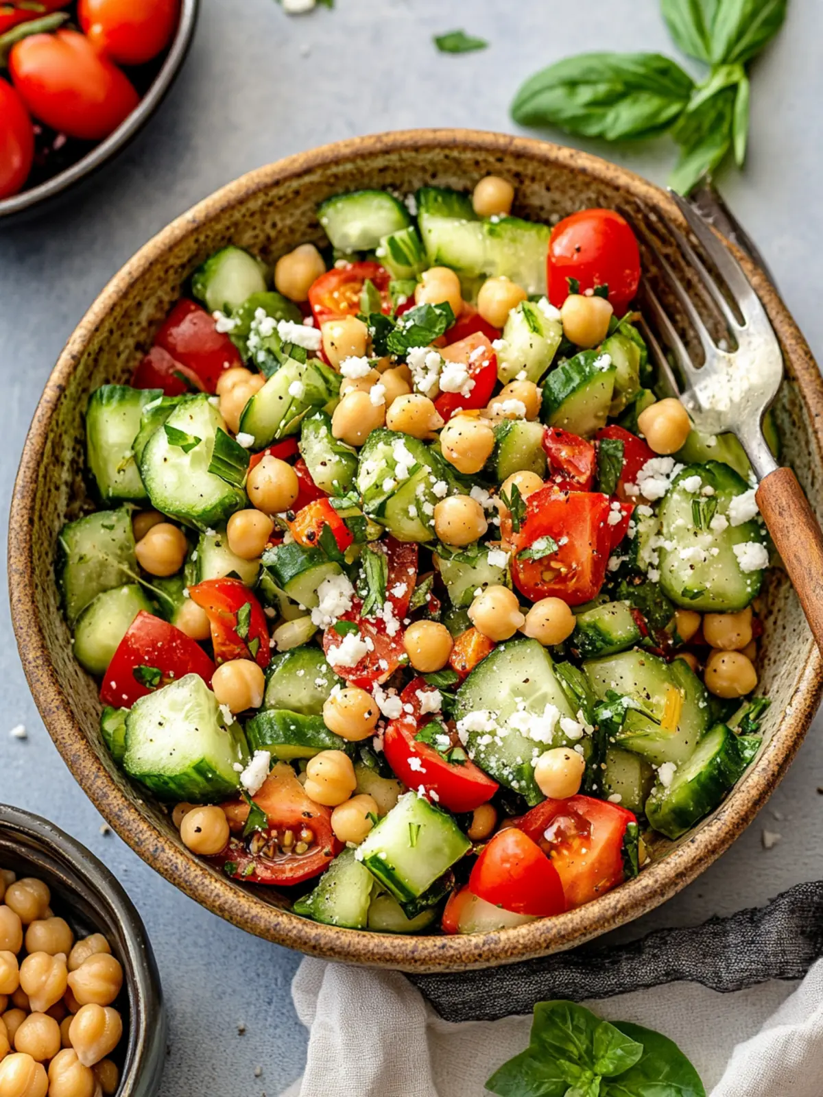 Refreshing Mediterranean Cucumber Chickpea Salad That Wows 5 Mediterranean Cucumber Chickpea Salad