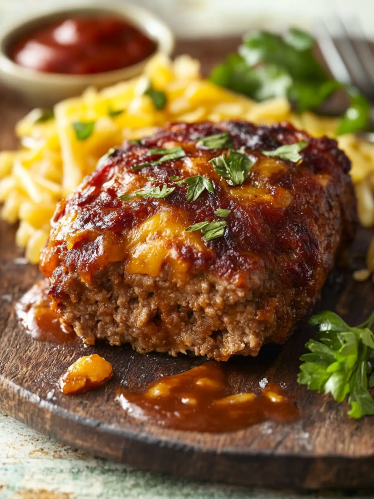 Cheesy Mini Meatloaf: Quick & Comforting Family Favorite 2 Cheesy Mini Meatloaf