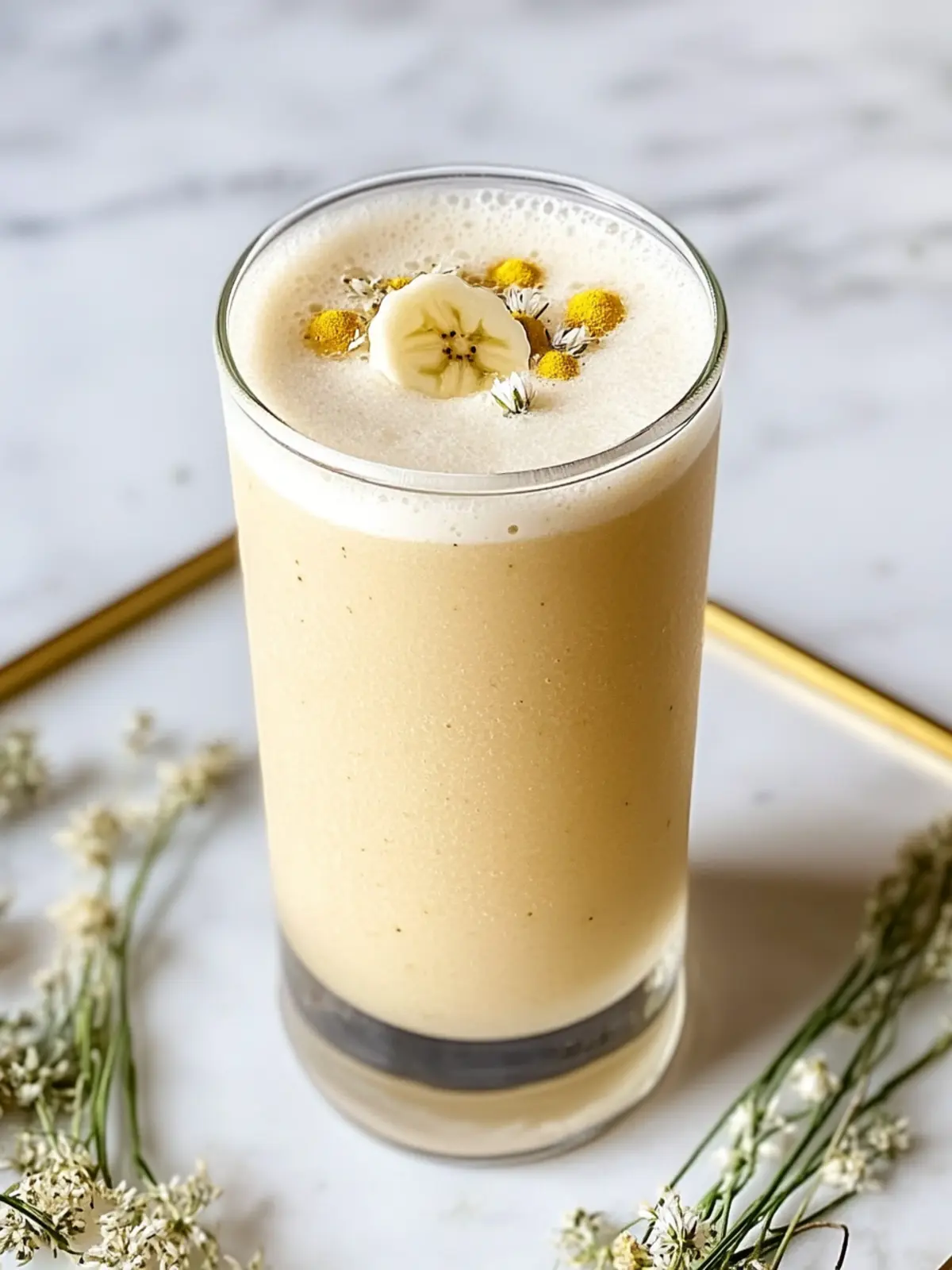 Banana Chamomile Tea Smoothie for Blissful Relaxation 3 Banana Chamomile Tea Smoothie