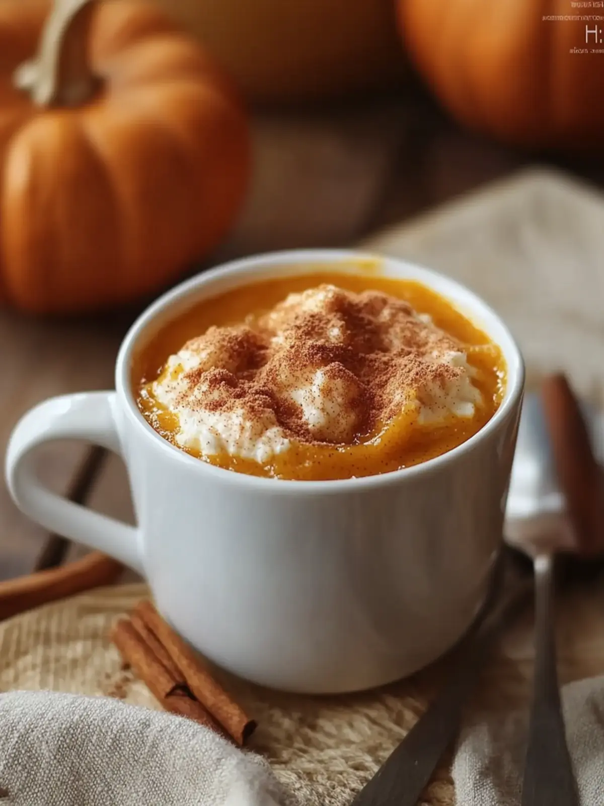 Pumpkin Cinnamon Cottage Cheese Mug Cake Quick Protein-Packed Joy 5 Pumpkin Cinnamon Cottage Cheese Mug Cake Quick & Protein-Packed Treat