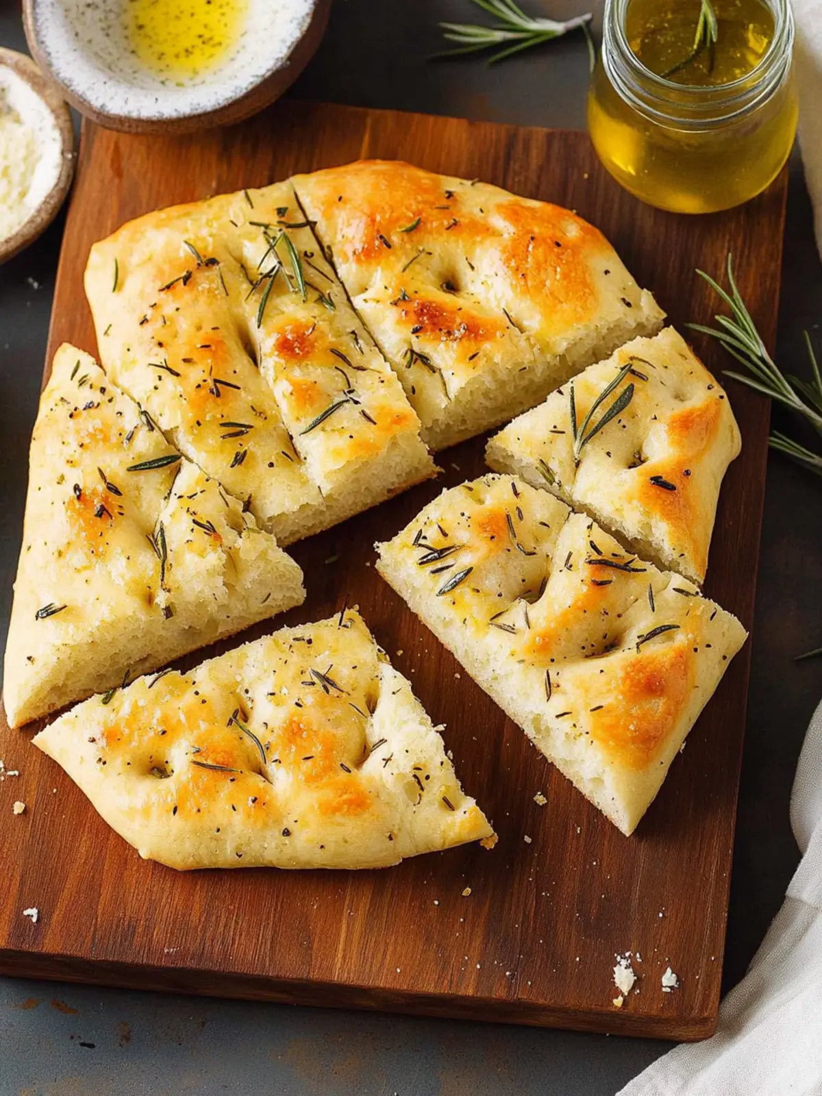 Mouthwatering Rosemary Focaccia You'll Want at Every Meal 4 Rosemary Focaccia