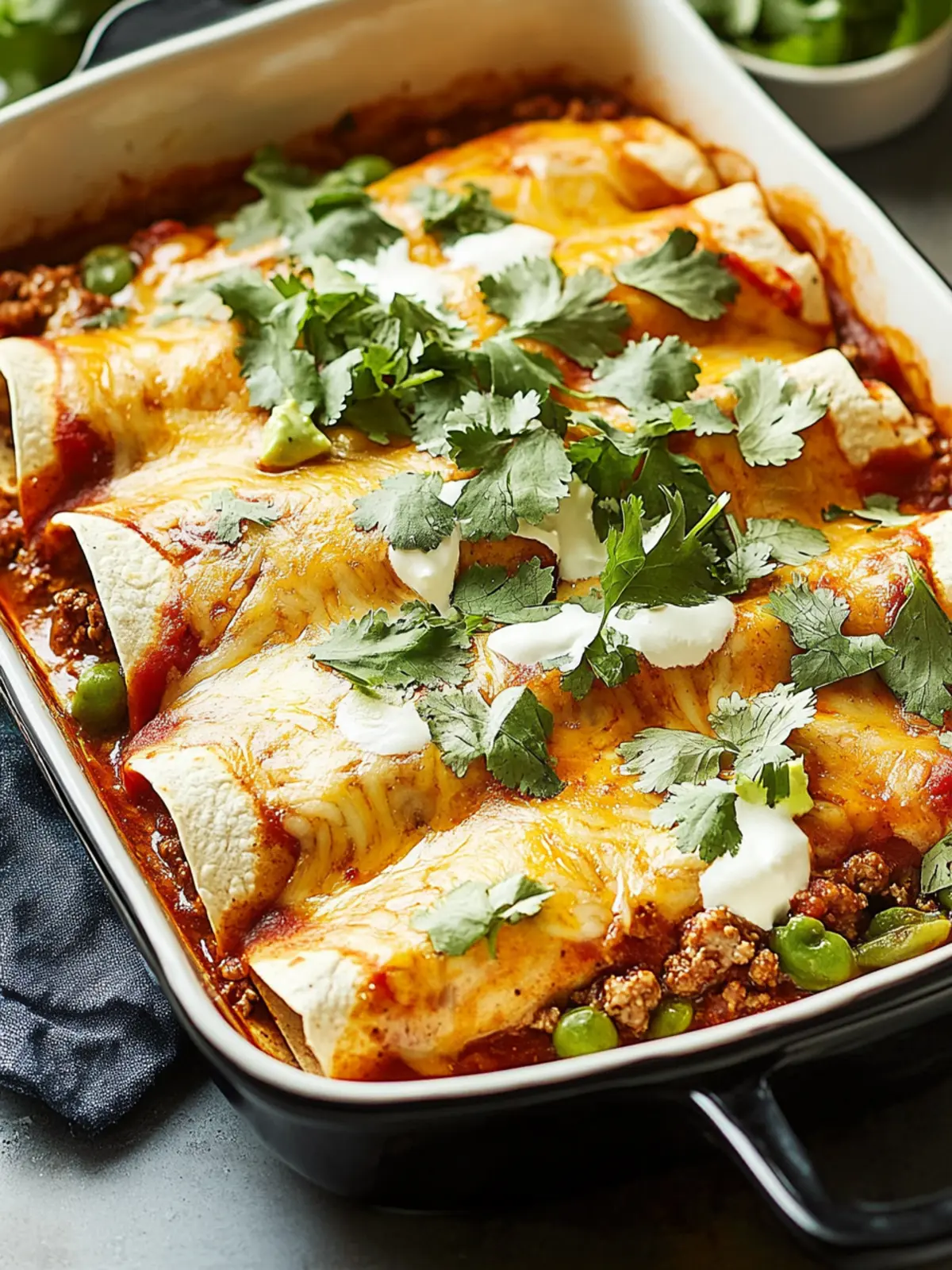 Mouthwatering Easy Ground Beef Enchiladas You’ll Crave! 3 Easy Ground Beef Enchiladas