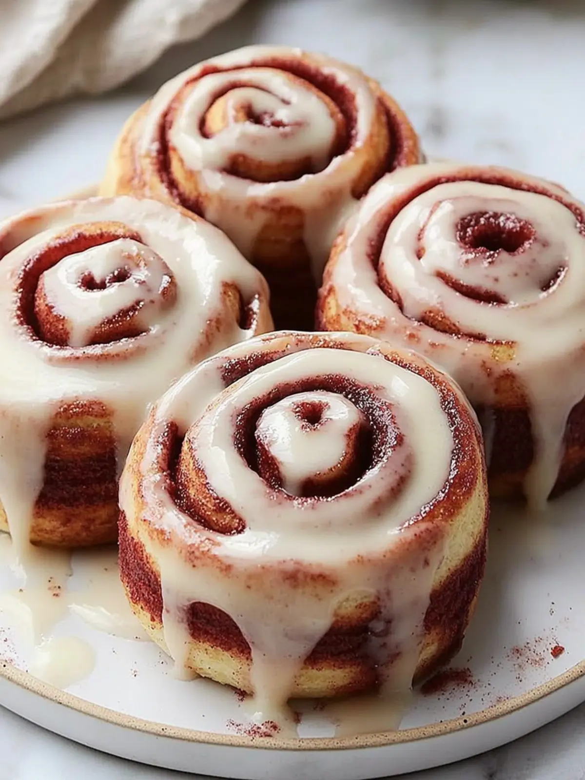 Irresistibly Soft Red Velvet Cinnamon Rolls to Indulge In 2 Red Velvet Cinnamon Rolls