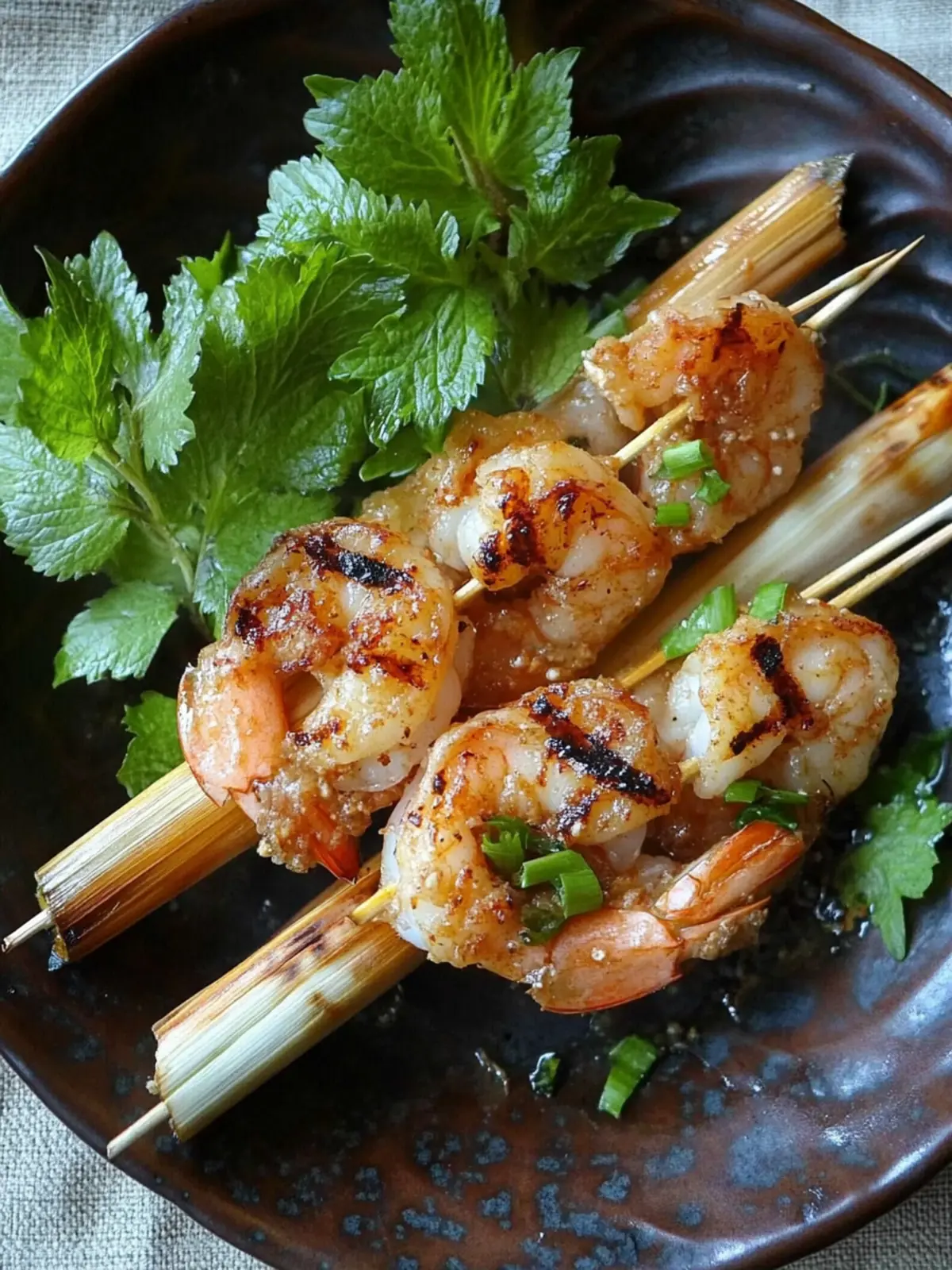 Grilled Shrimp on Sugarcane (Chao Tom) Recipe for Vibrant Flavor 4 Grilled Shrimp on Sugarcane (Chao Tom) Recipe