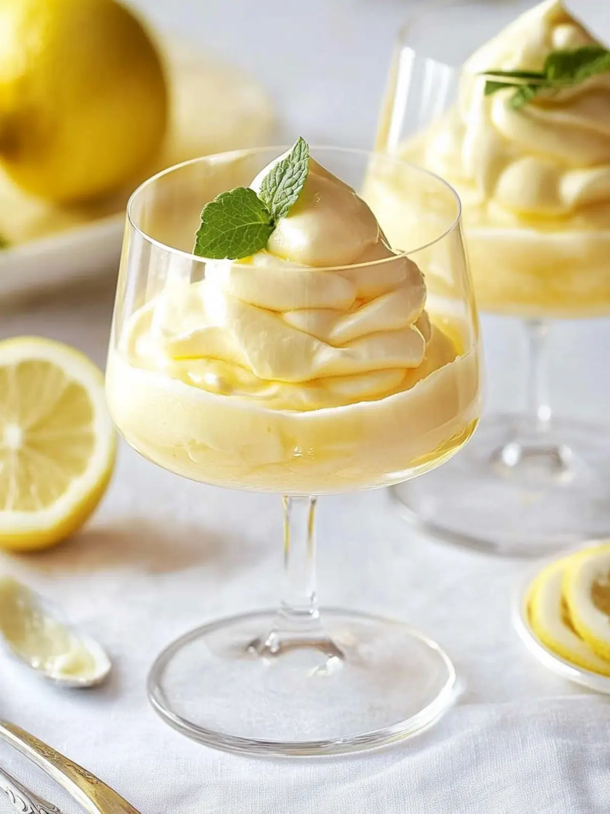 Creamy Lemon Mousse: Your No-Bake Dessert Delight 4 Lemon Mousse