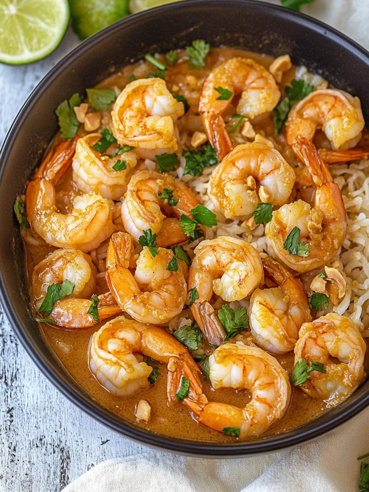 Savory Thai Peanut Shrimp Ready in Just 20 Minutes 2 Thai Peanut Shrimp