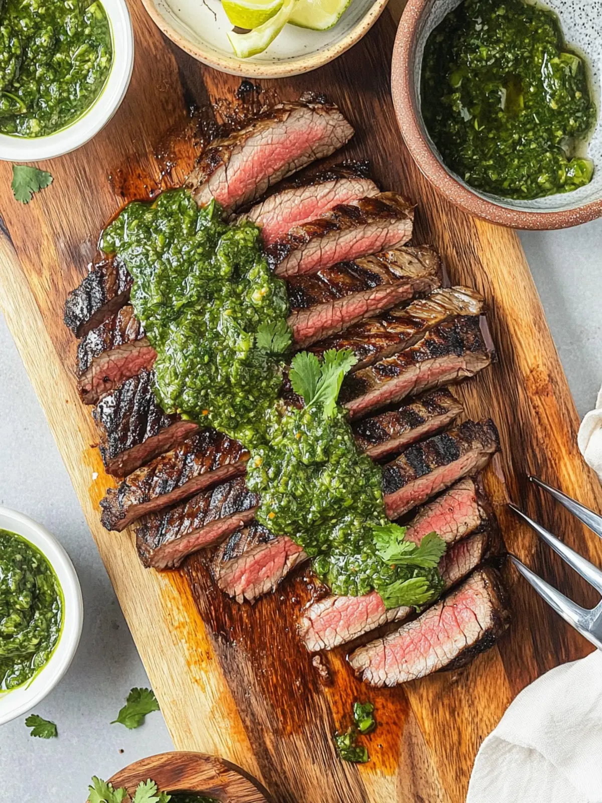 Chimichurri Grilled Flank Steak: Zesty Flavor for Summer BBQs 3 Chimichurri Grilled Flank Steak