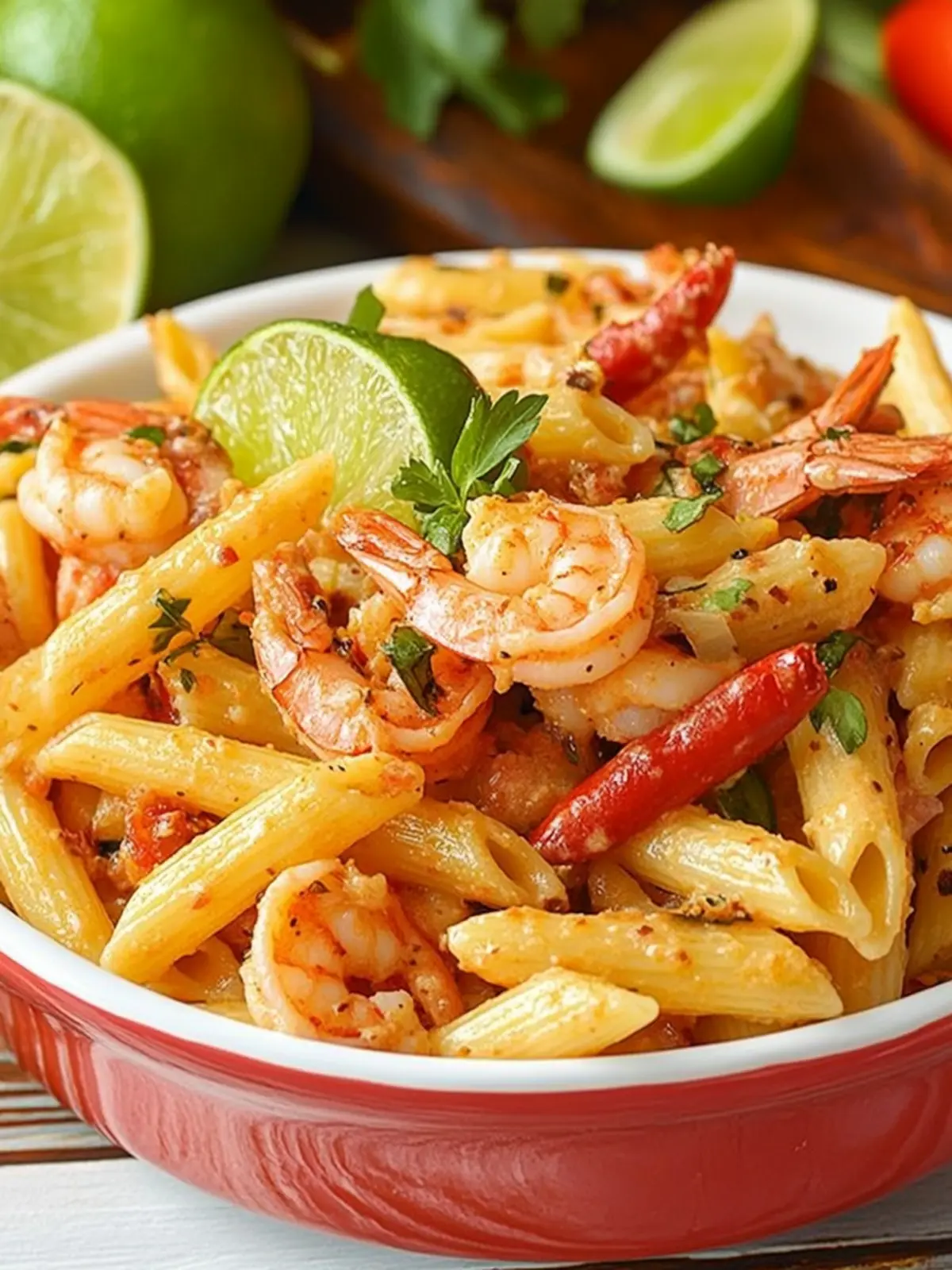 Zesty Shrimp Chili Lime Penne Pasta Salad You’ll Love 2 Penne Pasta Salad with Shrimp Chili & Lime