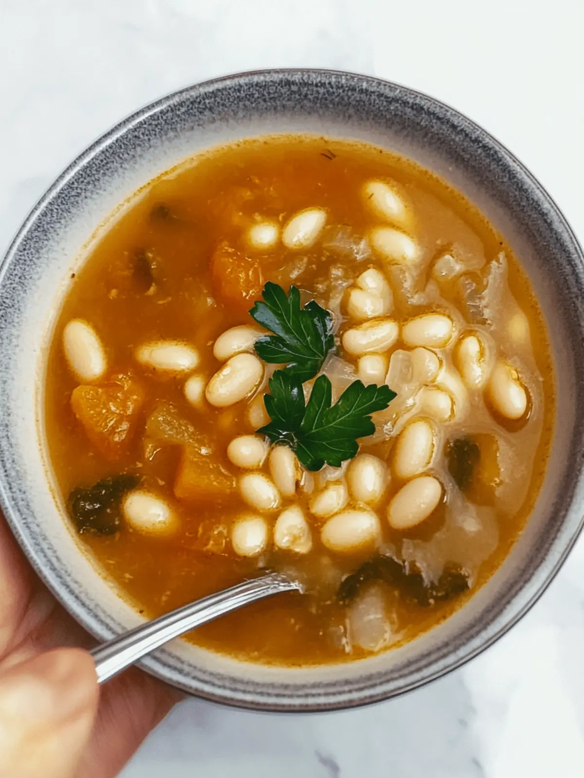 Savor the Comfort of Classic Greek Fasolada White Bean Soup 4 Greek Fasolada (White Bean Soup)