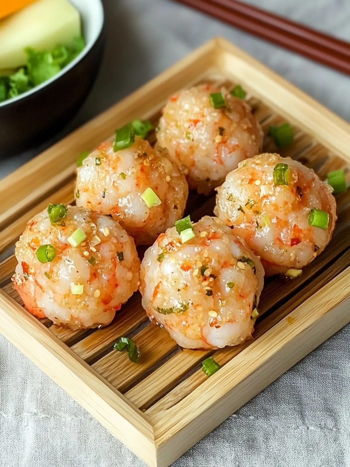 Irresistible Ginger Shrimp Balls with Zesty Dipping Sauce 3 Ginger Shrimp Balls