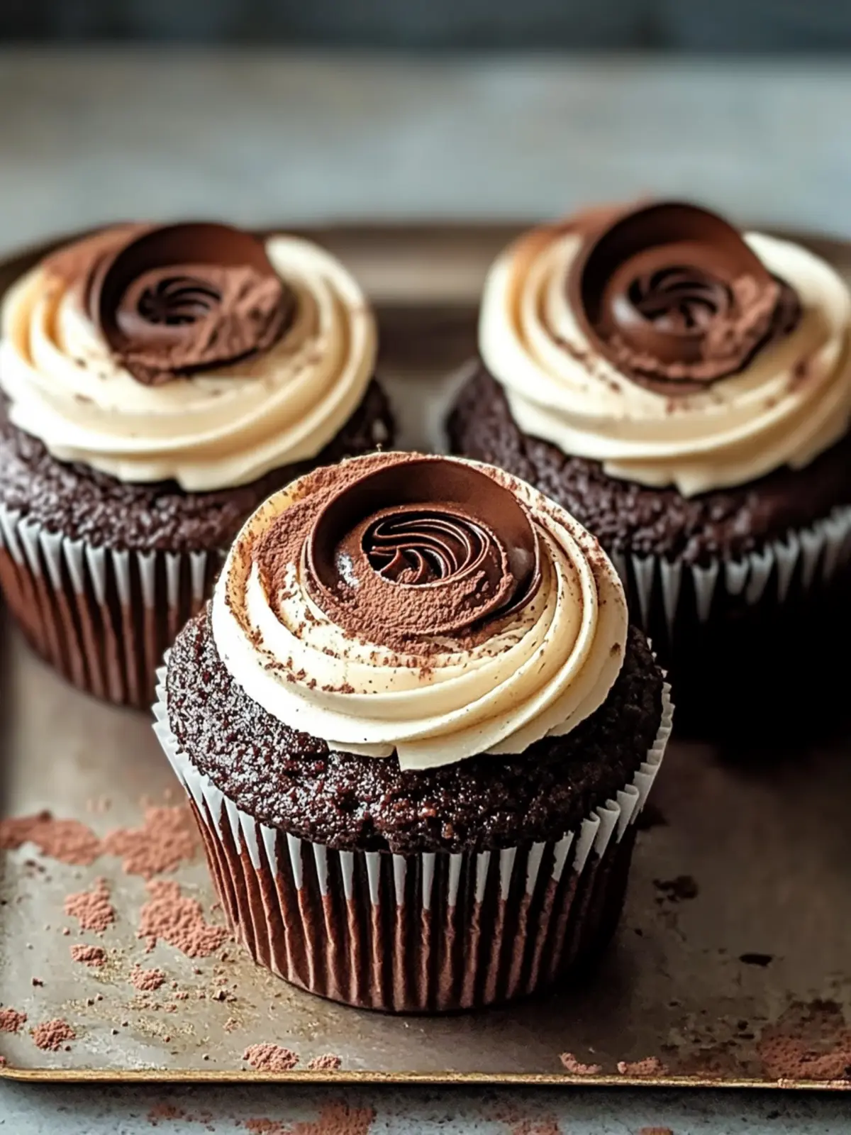 Decadent Chocolate Tiramisu Cupcakes for Guilt-Free Indulgence 2 Decadent Chocolate Tiramisu Cupcakes