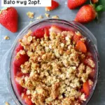 Mouthwatering Gluten Free Strawberry Rhubarb Crisp (Vegan) Delight 3 Gluten Free Strawberry Rhubarb Crisp (Vegan)