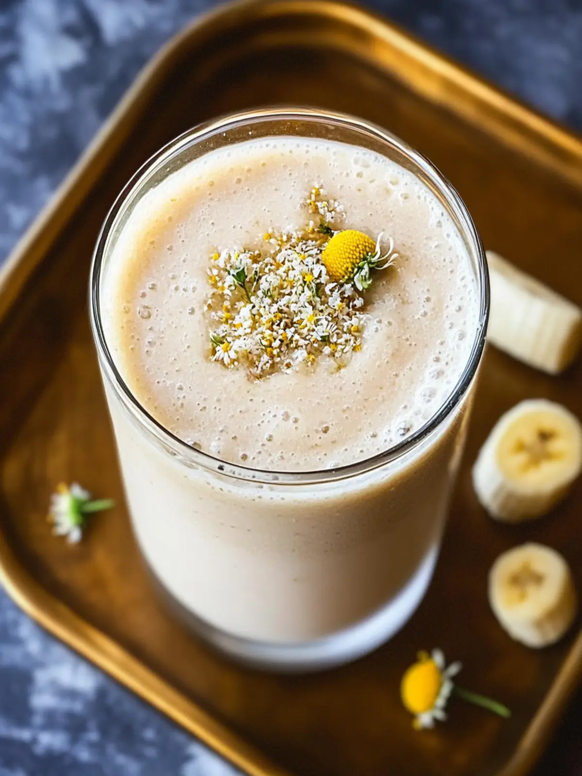 Banana Chamomile Tea Smoothie for Blissful Relaxation 2 Banana Chamomile Tea Smoothie