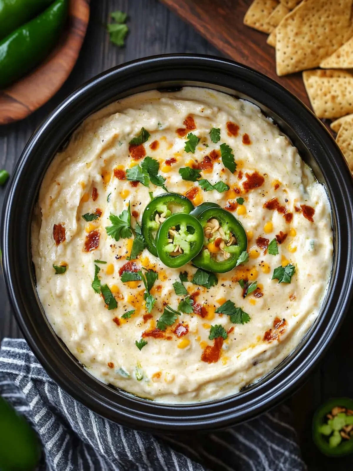 Creamy Slow Cooker Jalapeño Popper Dip Perfect for Parties 3 Slow Cooker Jalapeño Popper Dip