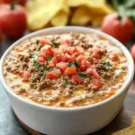 Irresistible Spicy Rotel Dip with Ground Beef in 15 Minutes 45 Spicy Rotel Dip with Ground Beef