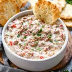Irresistible Three Ingredient Crockpot Sausage Dip Anyone Can Make 42 Three Ingredient Crockpot Sausage Dip