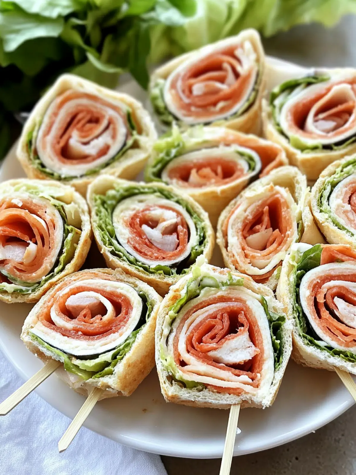 Savory Pinwheel Sandwiches: Quick, Tasty Rolls for Any Occasion 3 Pinwheel Sandwiches