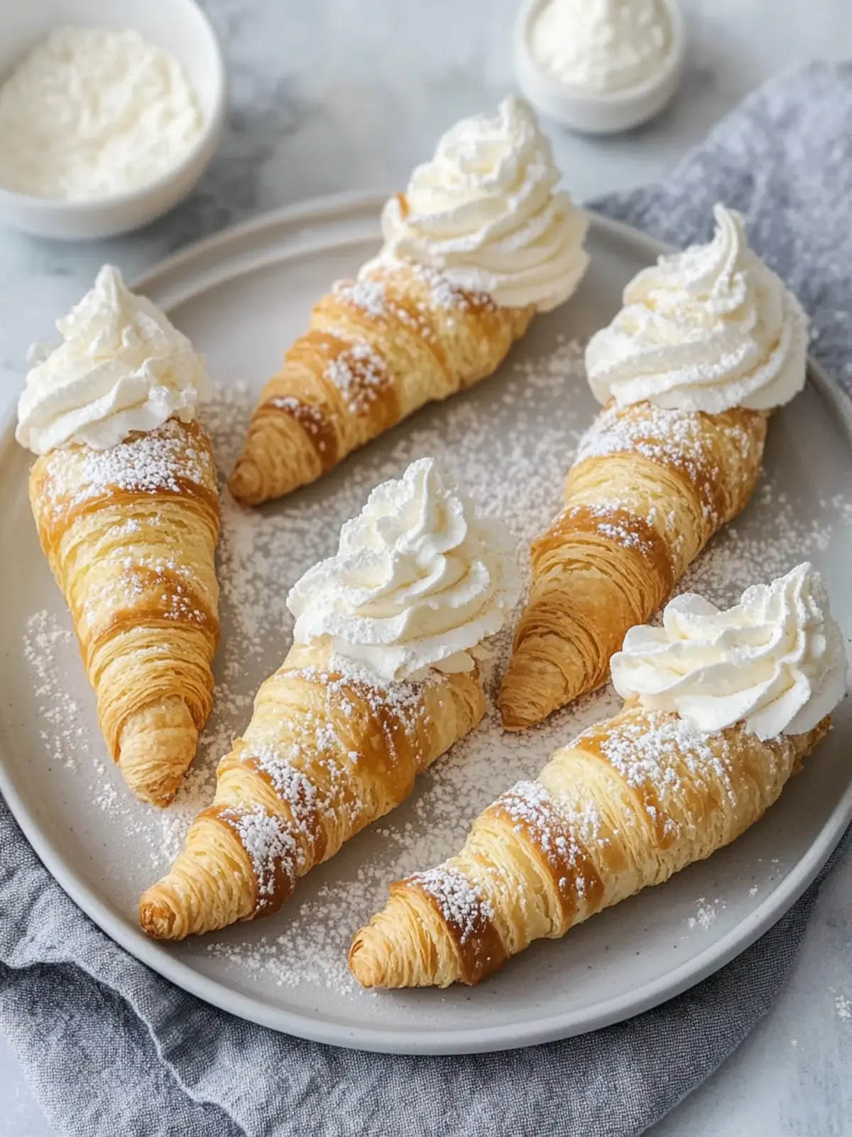 Flaky and Easy Lazy Cream Horns Recipe for Sweet Moments 4 Flaky and Easy Lazy Cream Horns Recipe