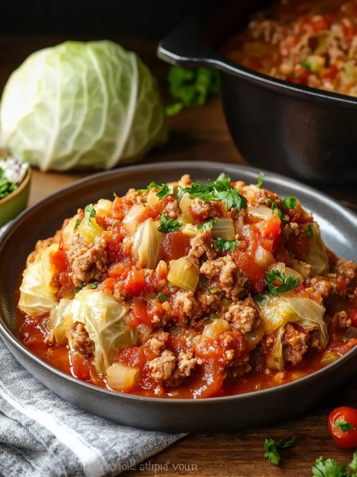Slow Cooker Unstuffed Cabbage Rolls: Comfort in a Bowl 4 Slow Cooker Unstuffed Cabbage Rolls