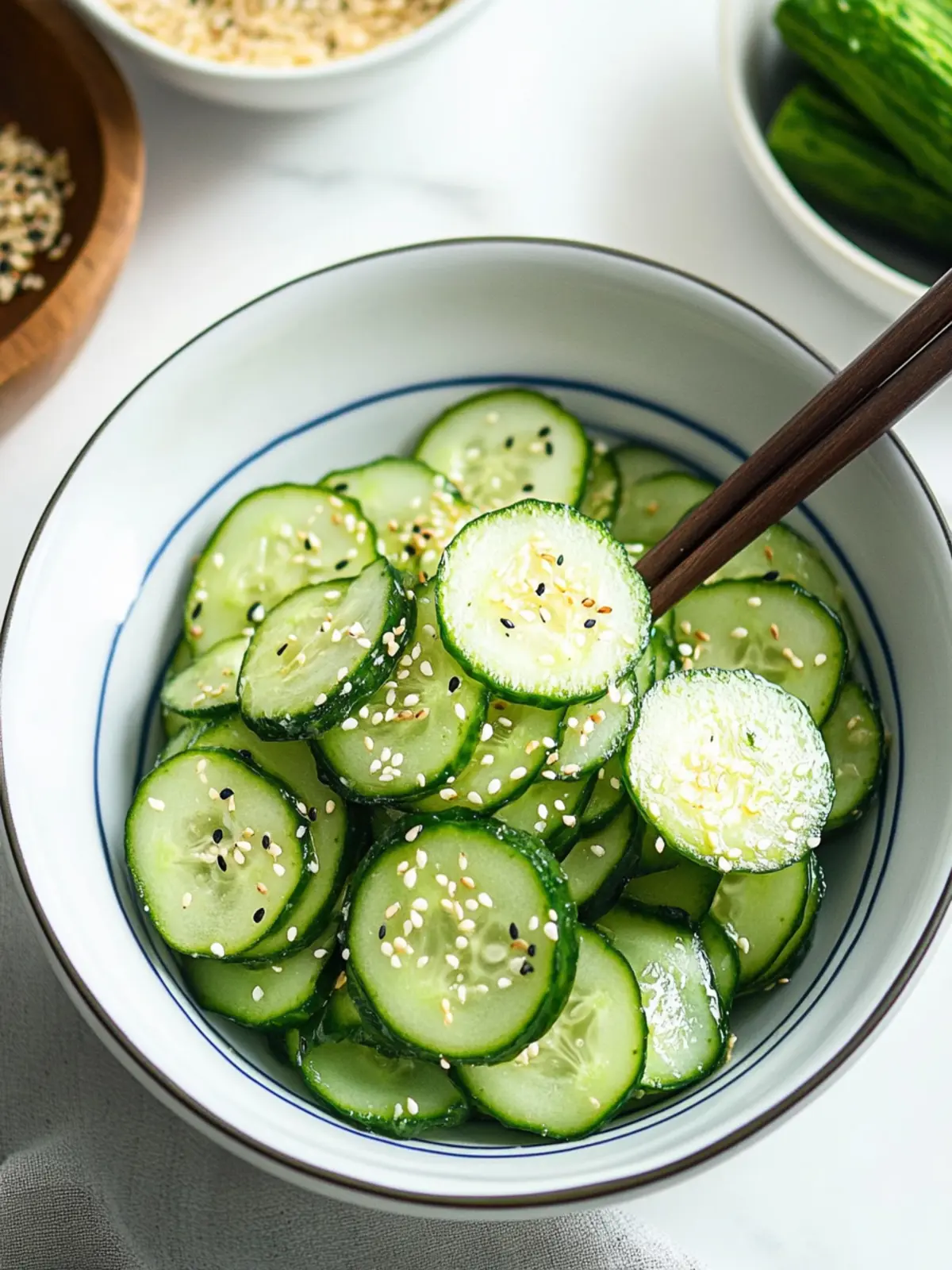5-Minute Asian Cucumber Salad Recipe for Crisp Flavor Blast 3 5-minute Asian Cucumber Salad Recipe