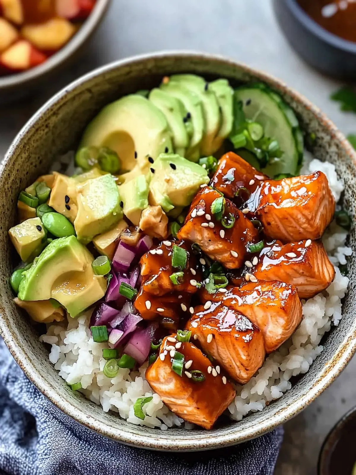 Delicious Honey Glazed Salmon Bowl: Quick & Healthy Dinner Magic 4 Honey Glazed Salmon Bowl: Quick, Healthy & Delicious Dinner