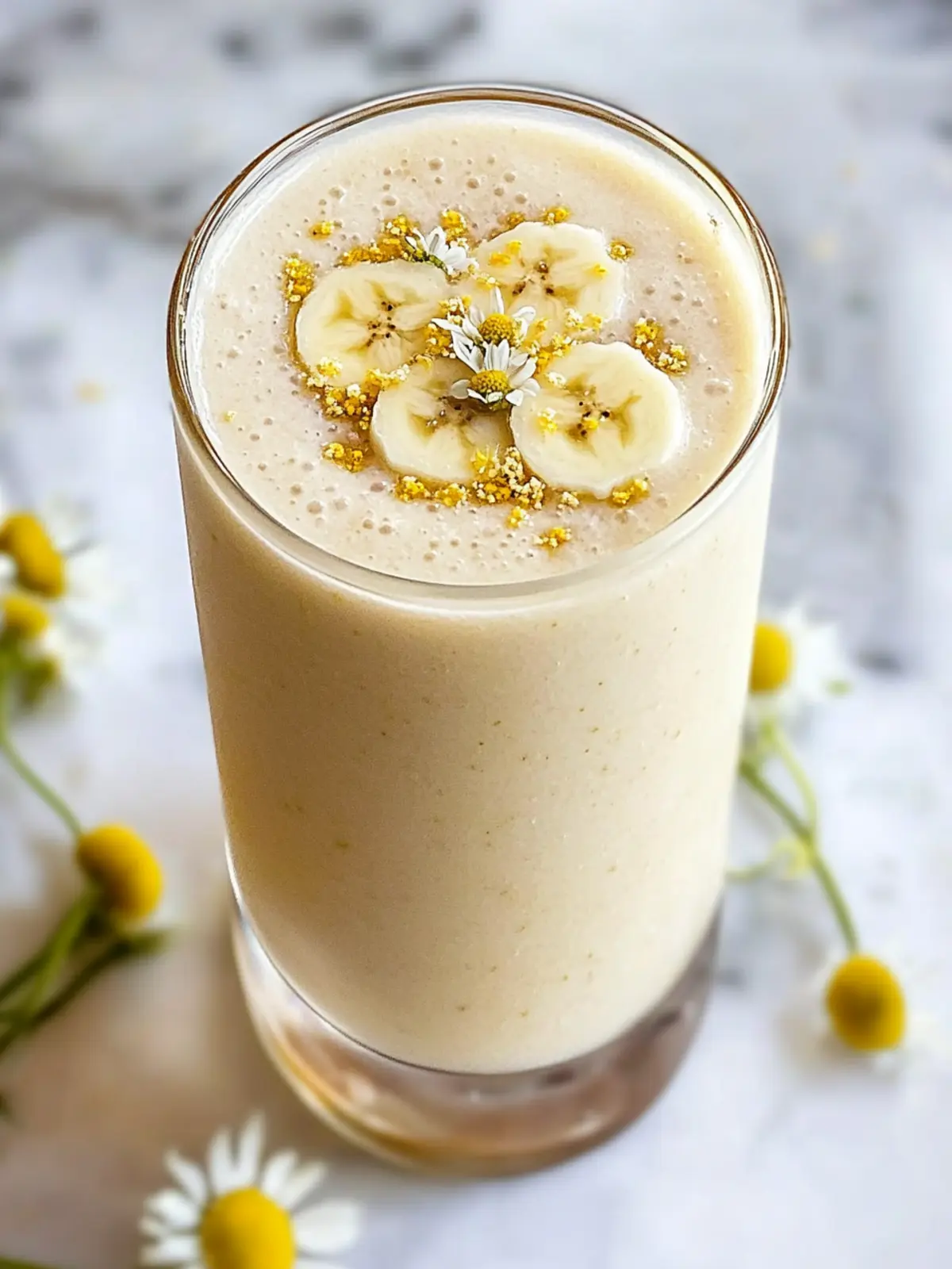 Banana Chamomile Tea Smoothie for Blissful Relaxation 5 Banana Chamomile Tea Smoothie
