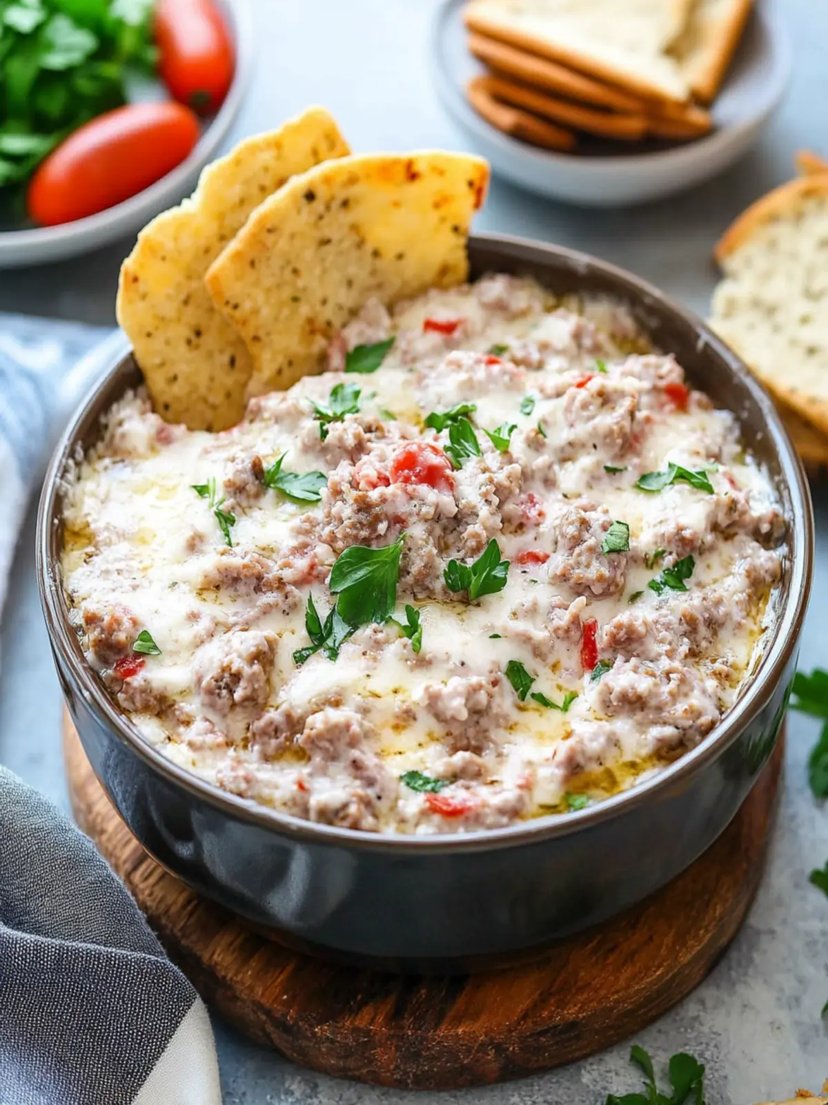 Irresistible Three Ingredient Crockpot Sausage Dip Anyone Can Make 2 Three Ingredient Crockpot Sausage Dip