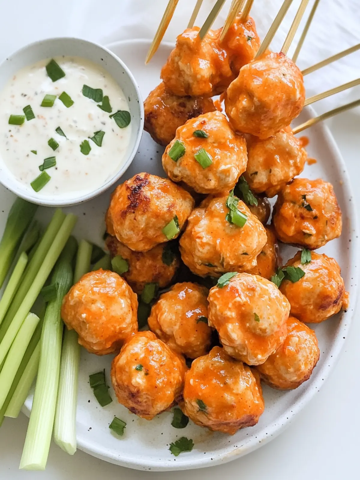 Spicy Buffalo Chicken Meatballs for Game Day Flavor Explosion 4 Buffalo Chicken Meatballs