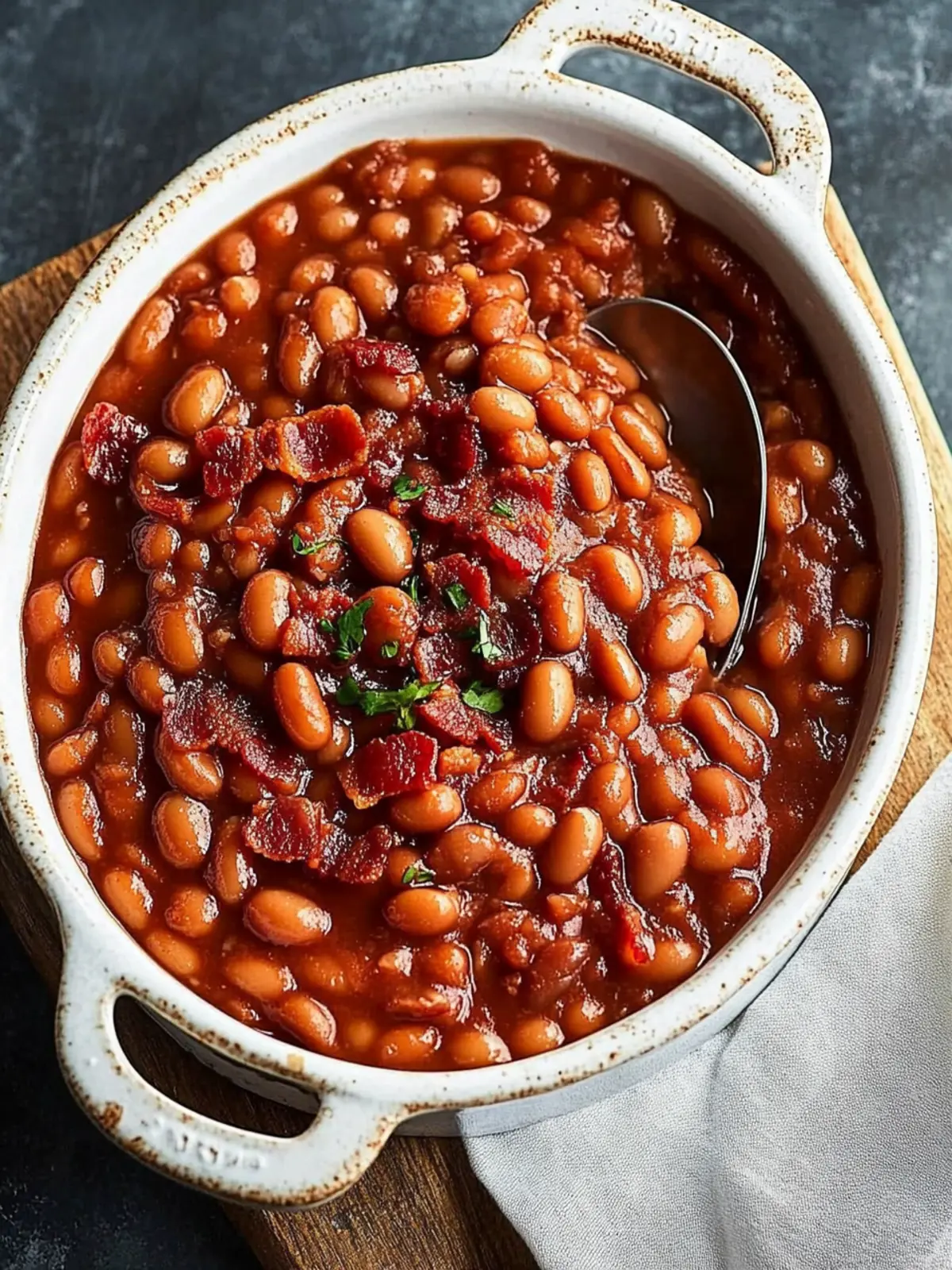 Baked Beans with Bacon That Steal the Potluck Show! 3 Baked Beans with Bacon
