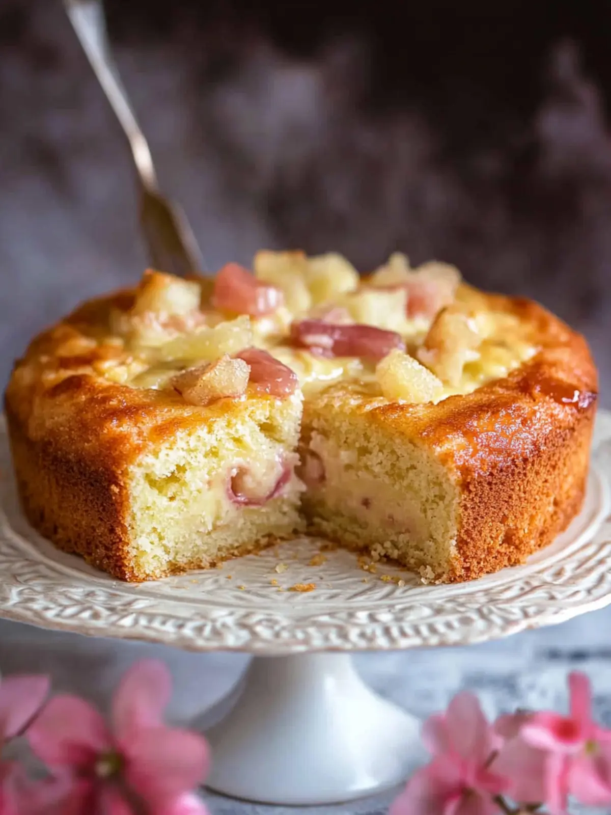 Easy Rhubarb Custard Cake That Will Win Your Heart 5 Easy Rhubarb Custard Cake