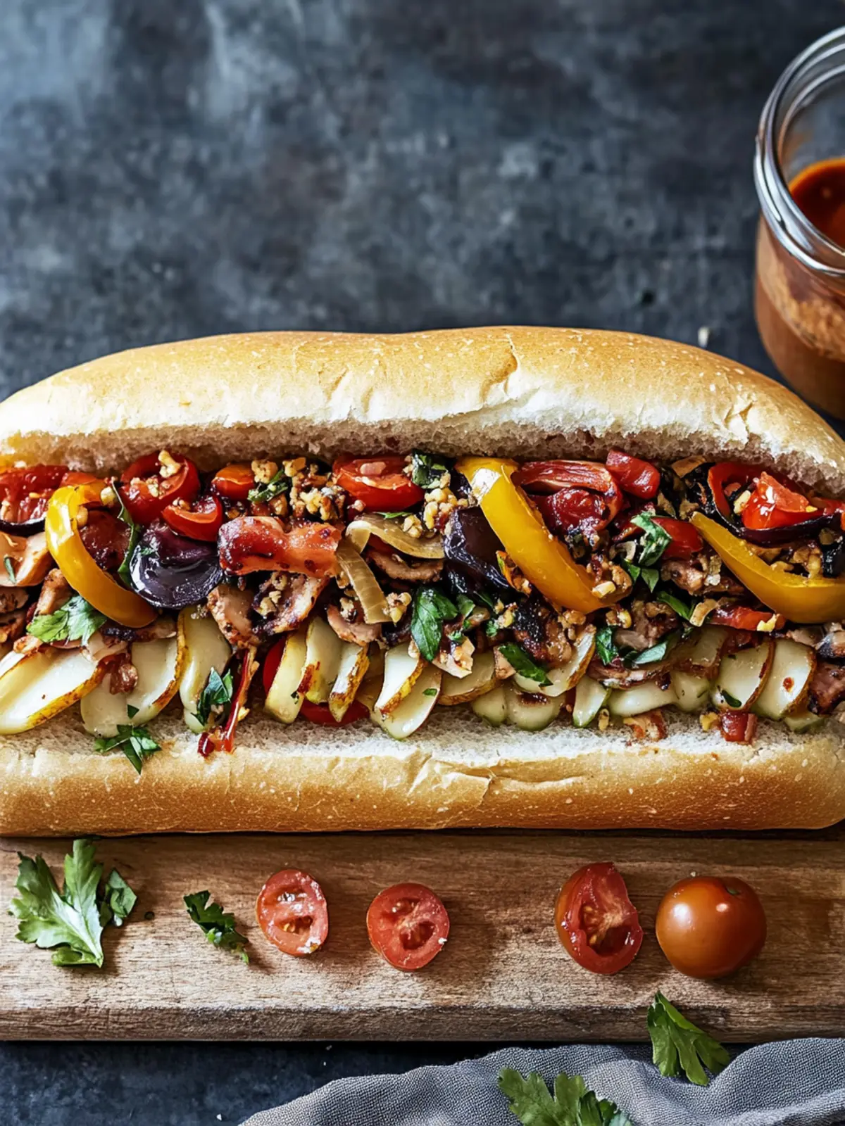 Irresistible Vegetarian Italian Sub Packed with Flavorful Veggies 3 Vegetarian Italian Sub