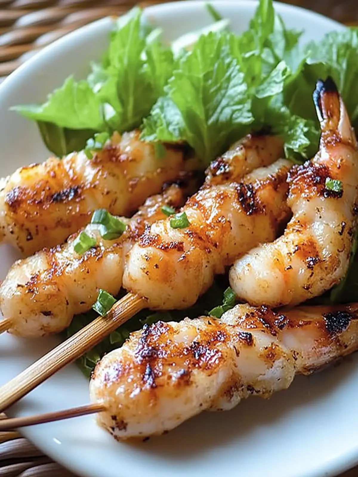 Grilled Shrimp on Sugarcane (Chao Tom) Recipe for Vibrant Flavor 2 Grilled Shrimp on Sugarcane (Chao Tom) Recipe
