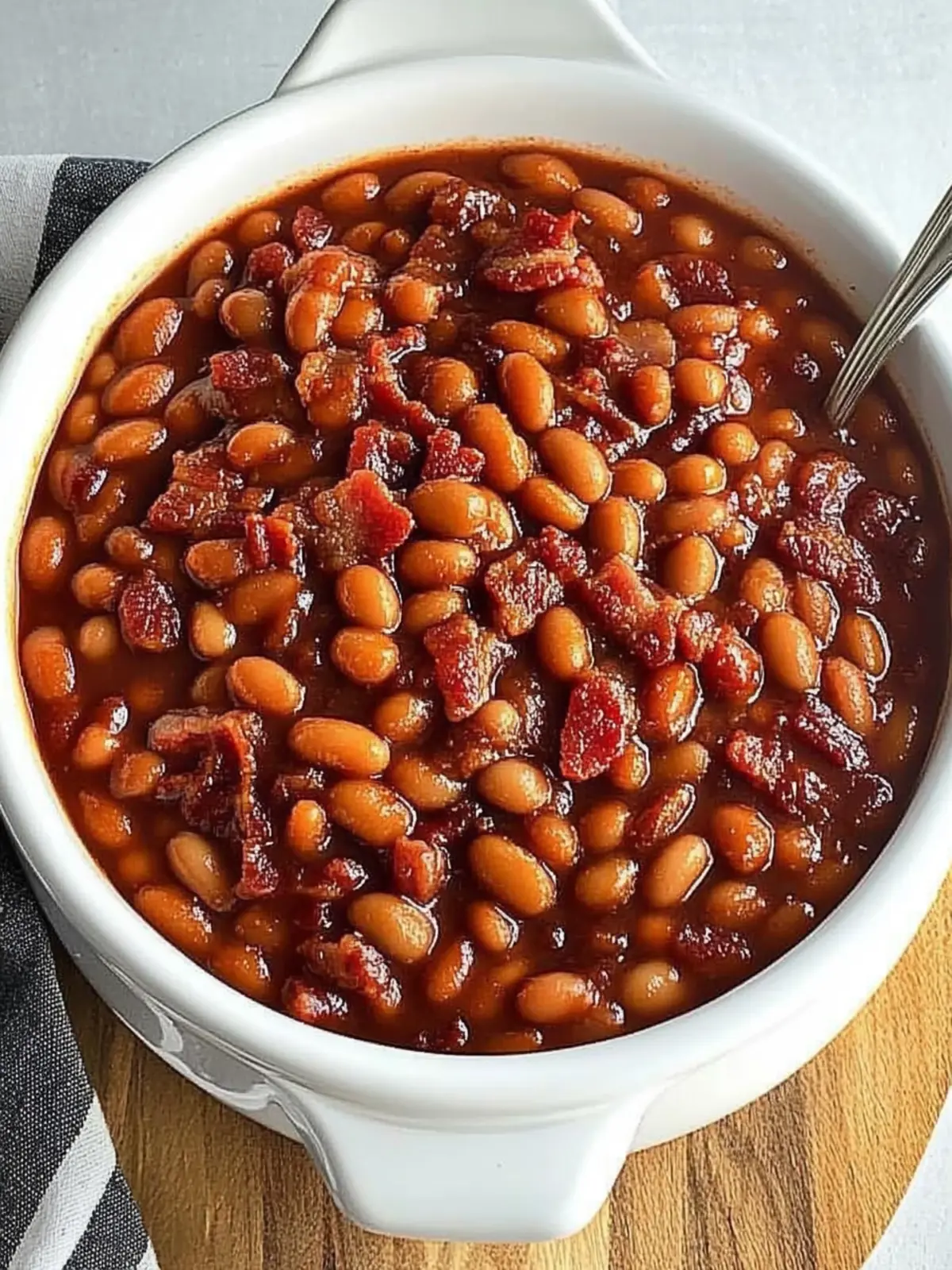 Baked Beans with Bacon That Steal the Potluck Show! 4 Baked Beans with Bacon