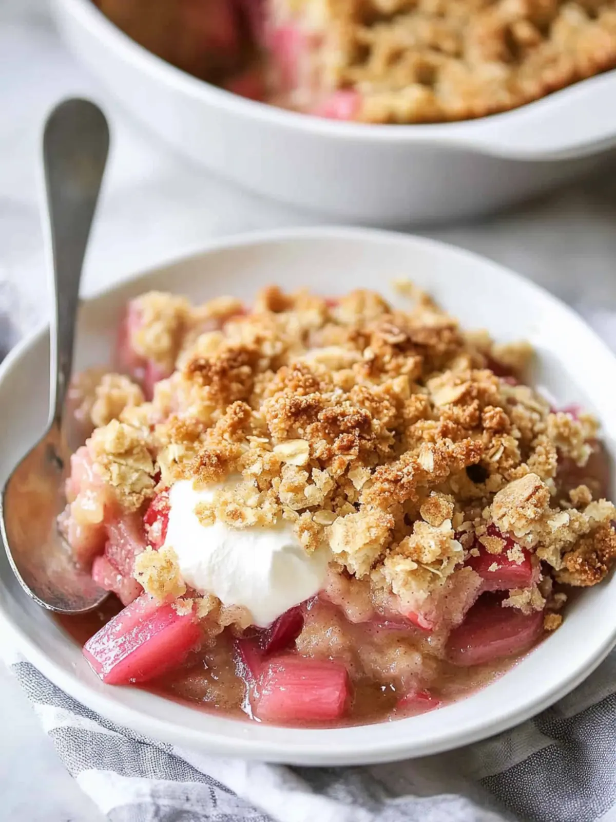 Delicious Rhubarb Crisp: A Comforting Family Favorite Recipe 4 Rhubarb Crisp