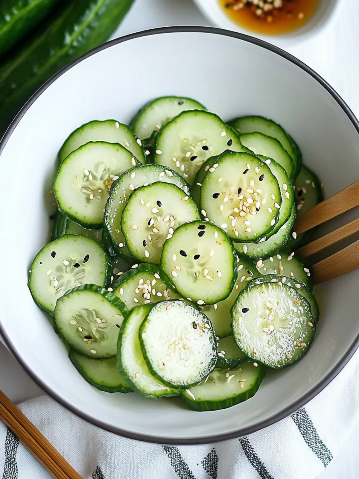 5-Minute Asian Cucumber Salad Recipe for Crisp Flavor Blast 2 5-minute Asian Cucumber Salad Recipe