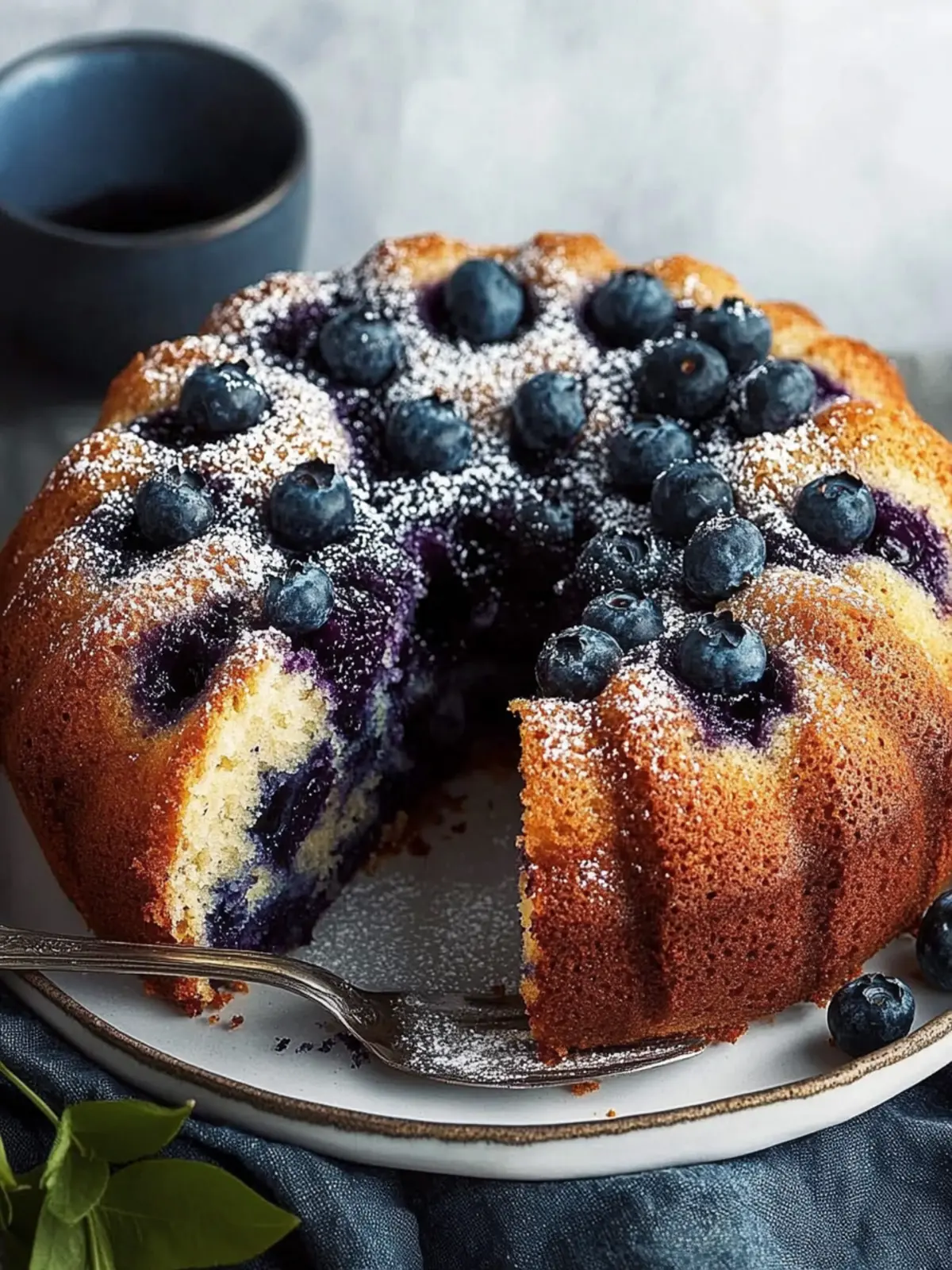 Moist Blueberry Coffee Cake with Cinnamon Crumble Delight 4 Blueberry Coffee Cake