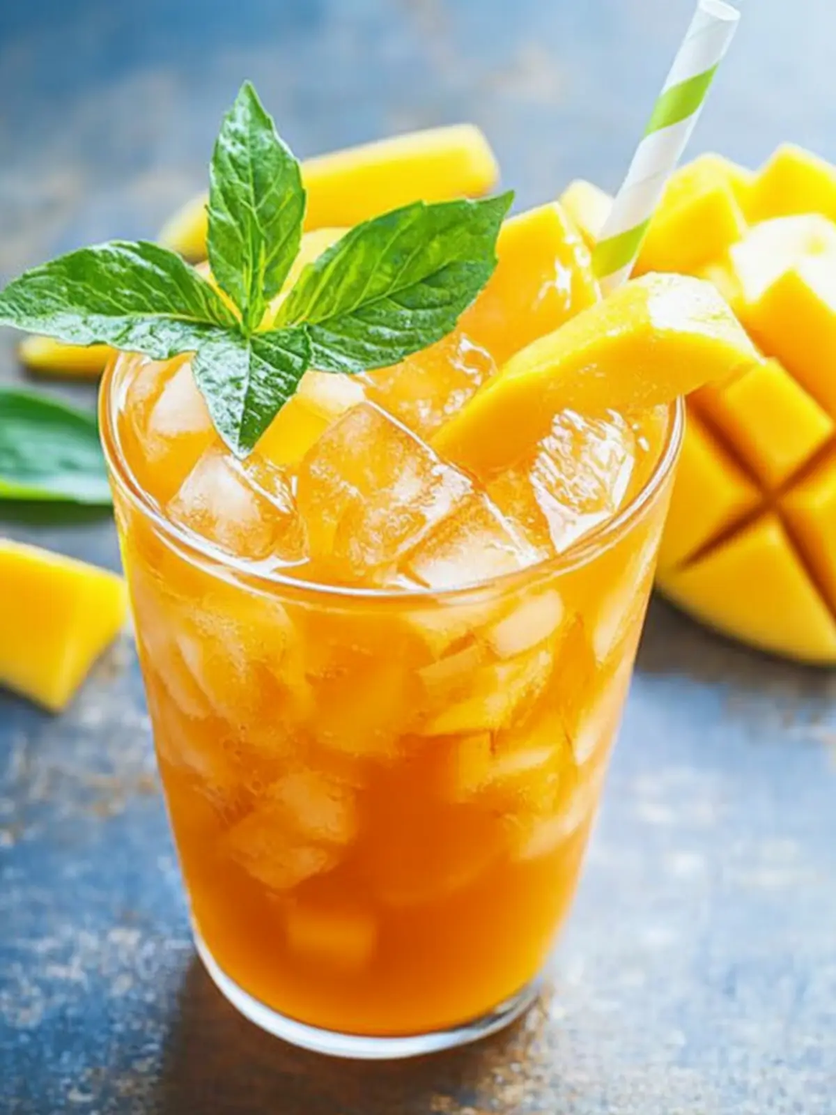 Easy Homemade Mango Iced Tea – Fresh & Fruity for Summer Sips 2 Easy Homemade Mango Iced Tea – Fresh & Fruity!