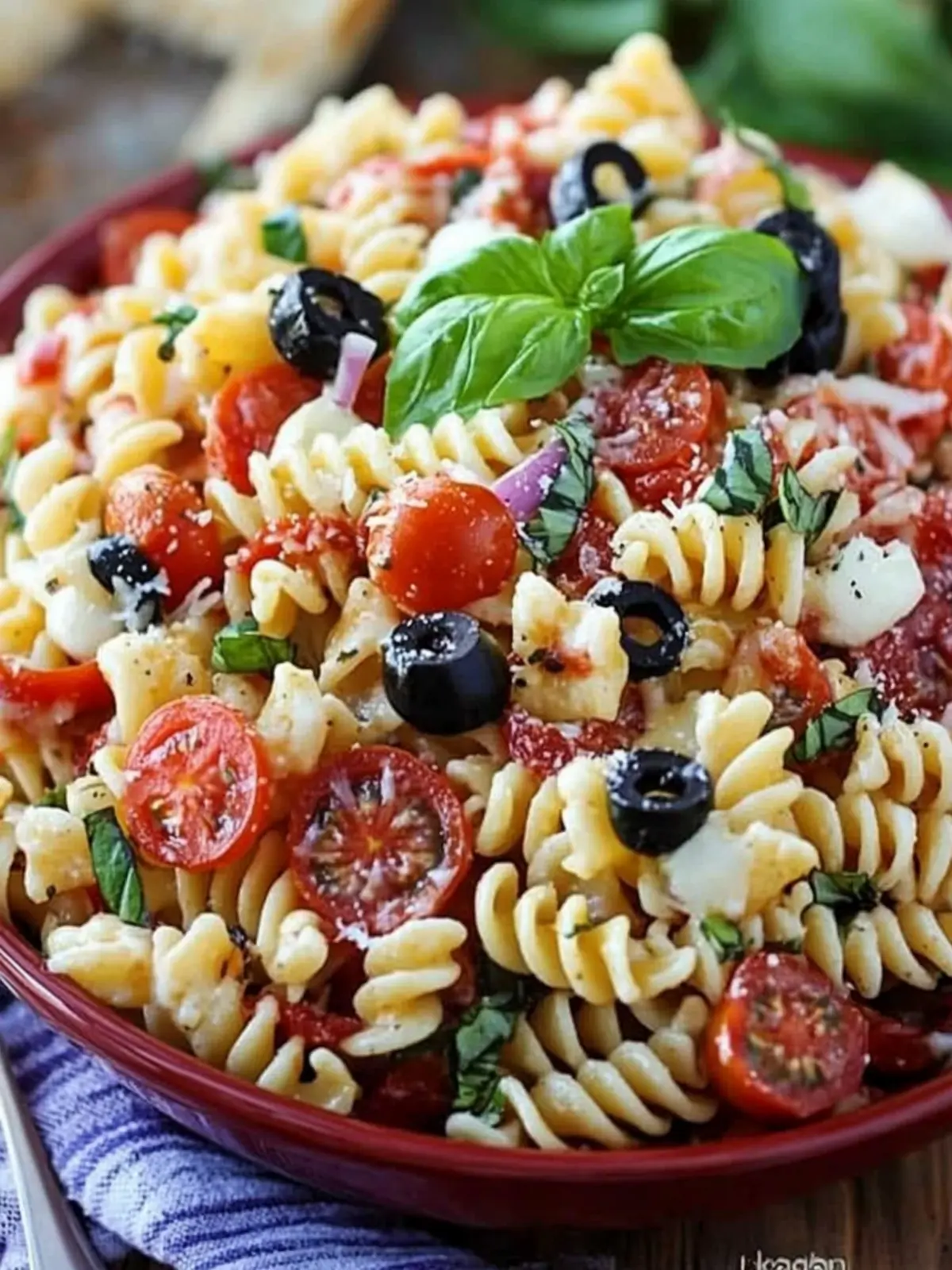Deliciously Refreshing Pizza Pasta Salad for Your Summer BBQ 3 Pizza Pasta Salad